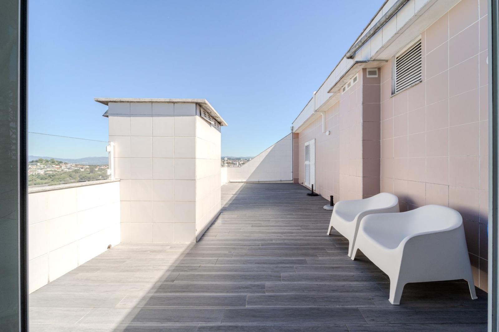 Terraço privado com vista sobre Braga